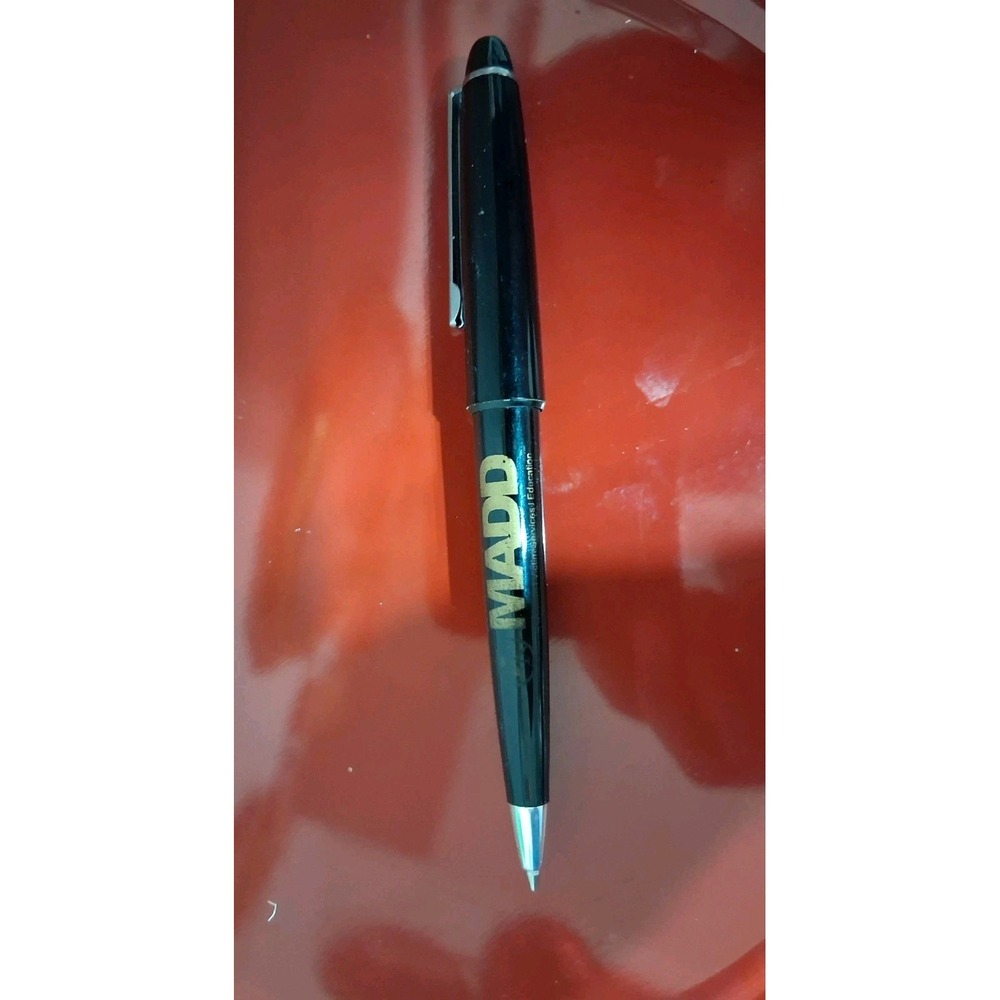 Vintage‎ MADD Mothers Against Drunk Driving Promotional Ballpoint Pen